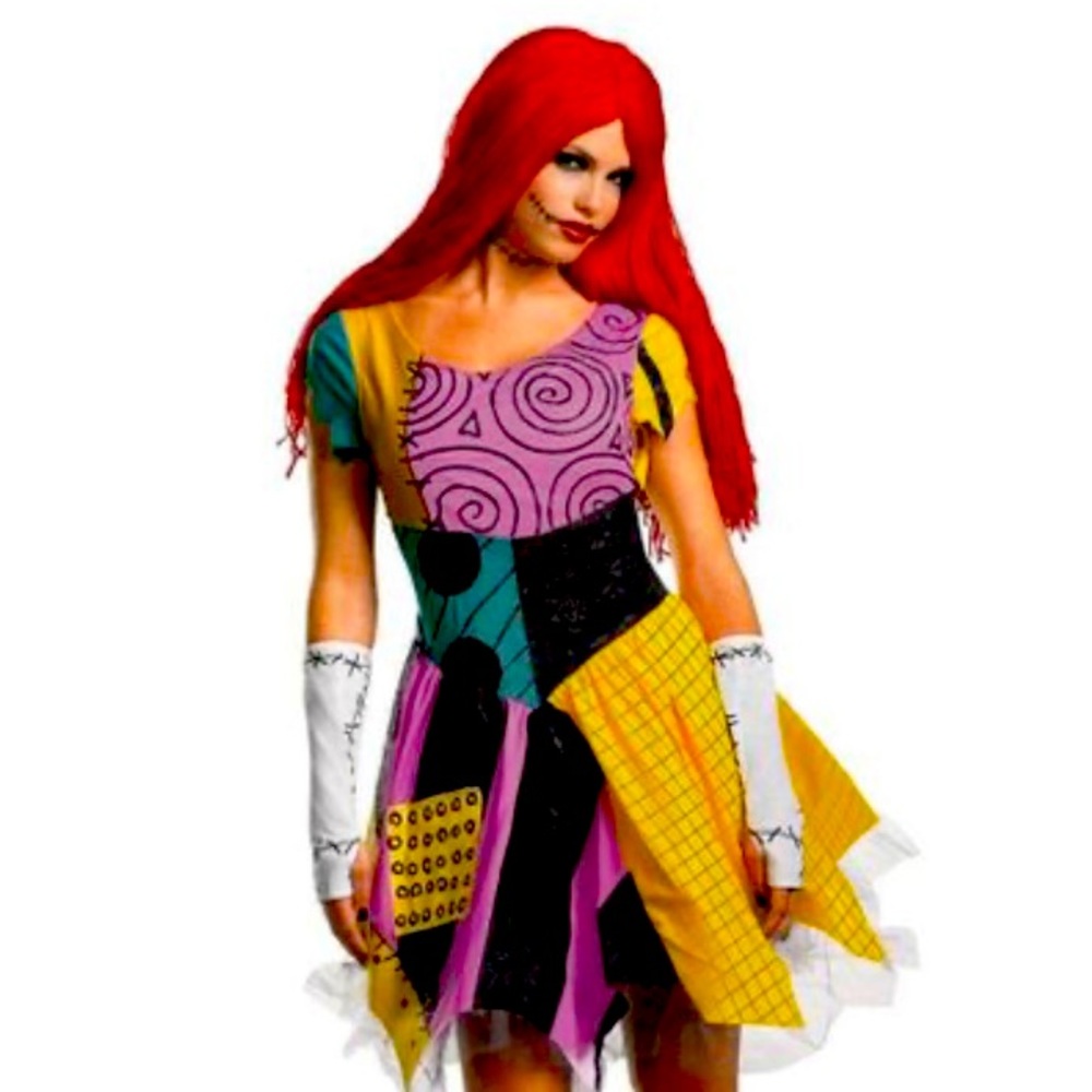 Adult The Nightmare Before Christmas Sally Deluxe Halloween Costume Dress